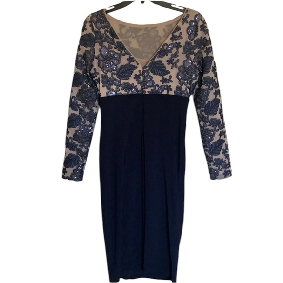 Ralph Lauren Navy Formal Dress - Picture 4 of 4